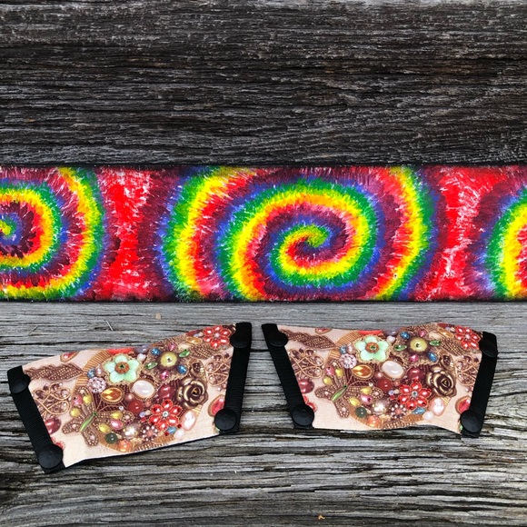 OneSole Interchangeable Mocha Sparkle tops crystals rhinestone pretty Shoe tops - Picture 4 of 12